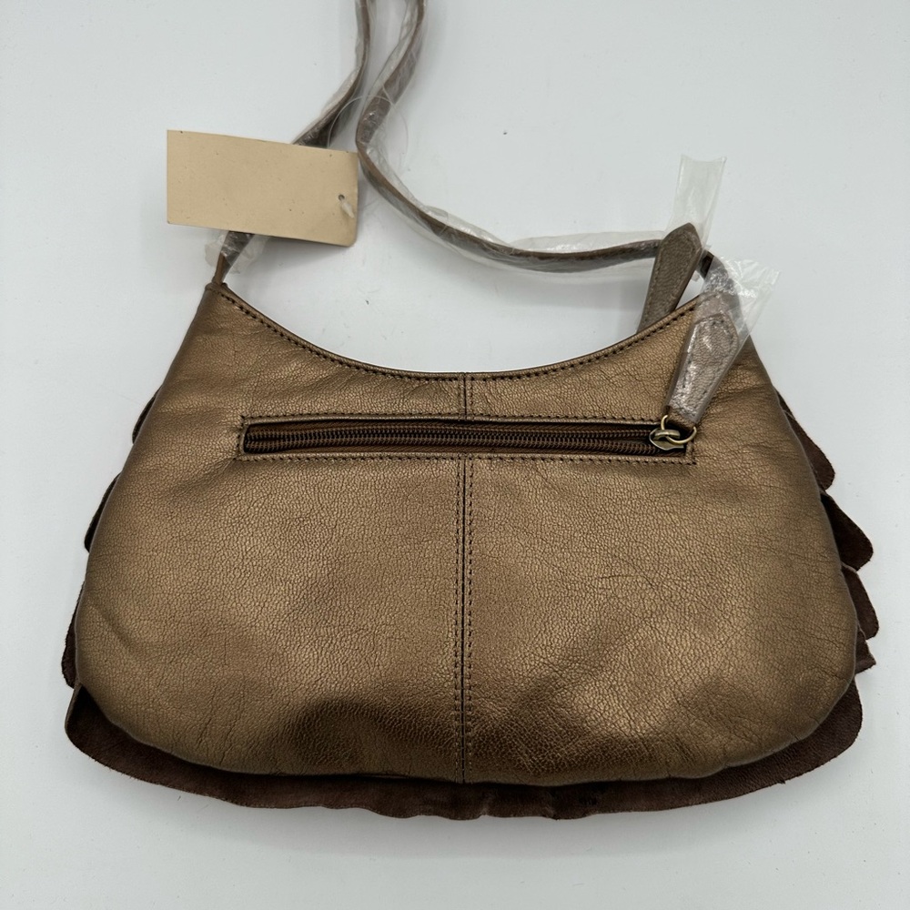 Coldwater Creek Bag - NWT Gold leather - Picture 2 of 3